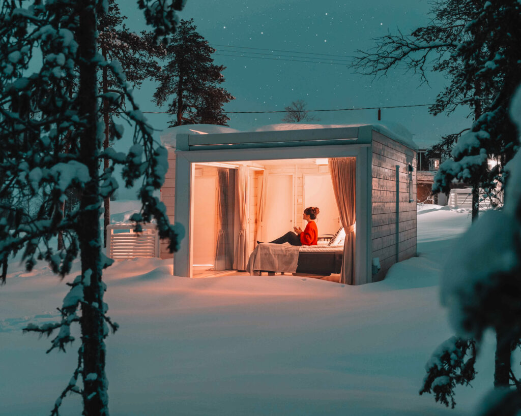 Finland Cabin for a Couple's Winter Vacation